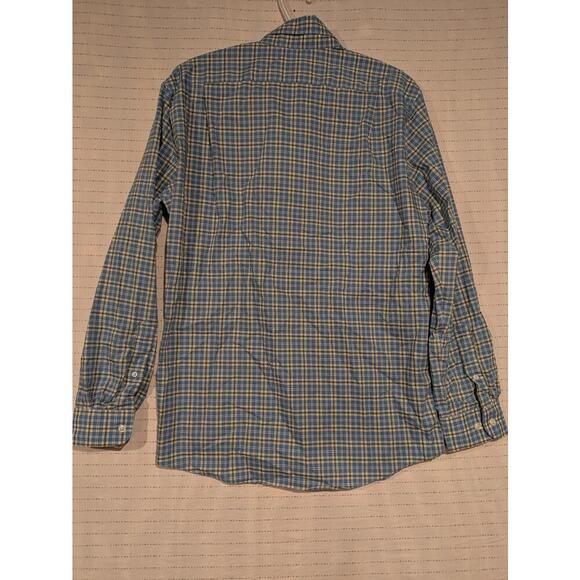 LL Bean Classic Plaid Button-Up Shirt Size Medium Regular - Picture 10 of 10